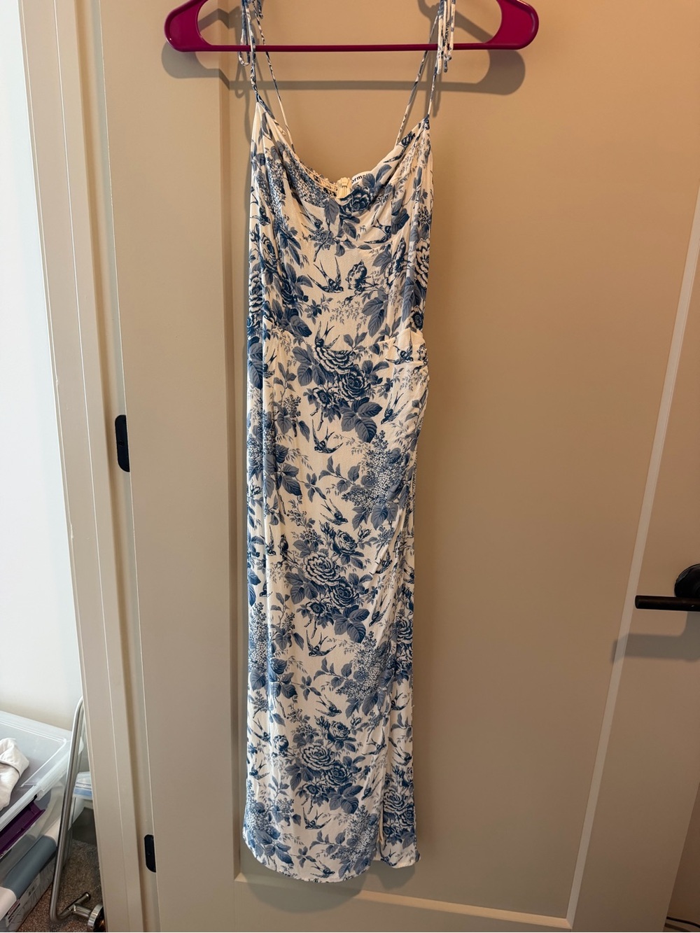 Blue Floral Reformation Dress